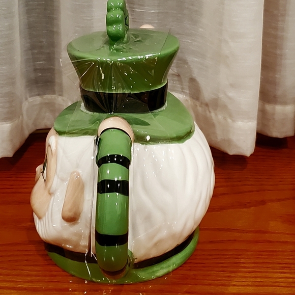 Johanna Parker Carnival Cottage Leprechaun Teapot - Picture 2 of 5
